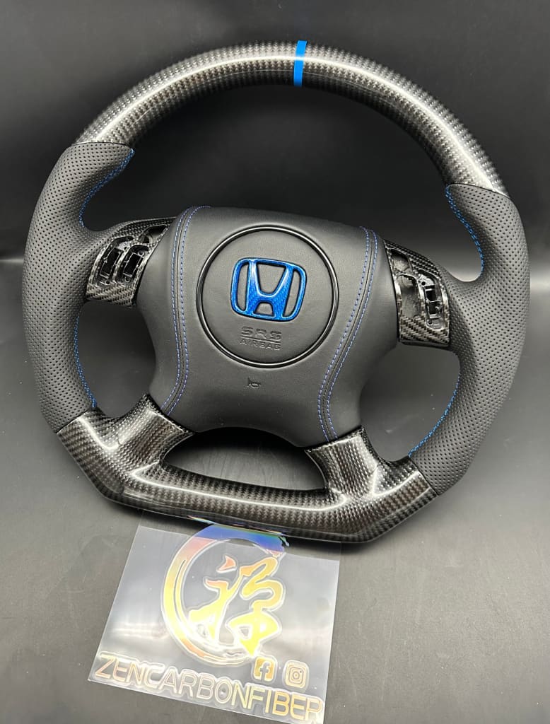2003-2007 7Th Gen Honda Accord Carbon Fiber Steering Wheel