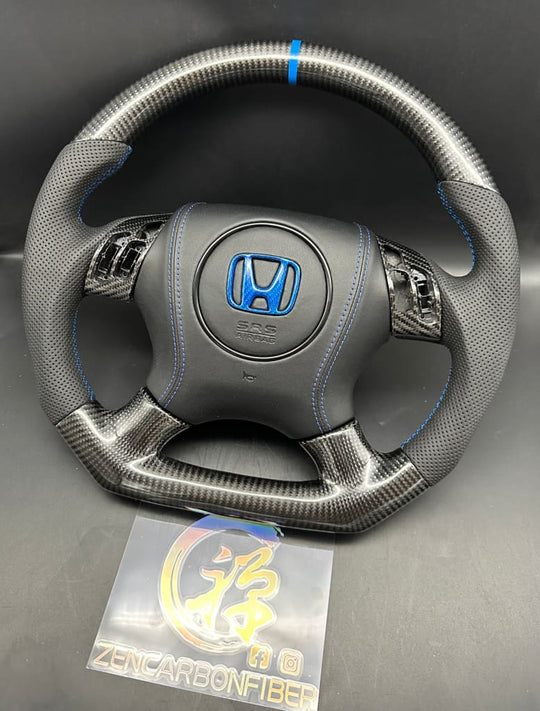 2003-2007 7Th Gen Honda Accord Carbon Fiber Steering Wheel