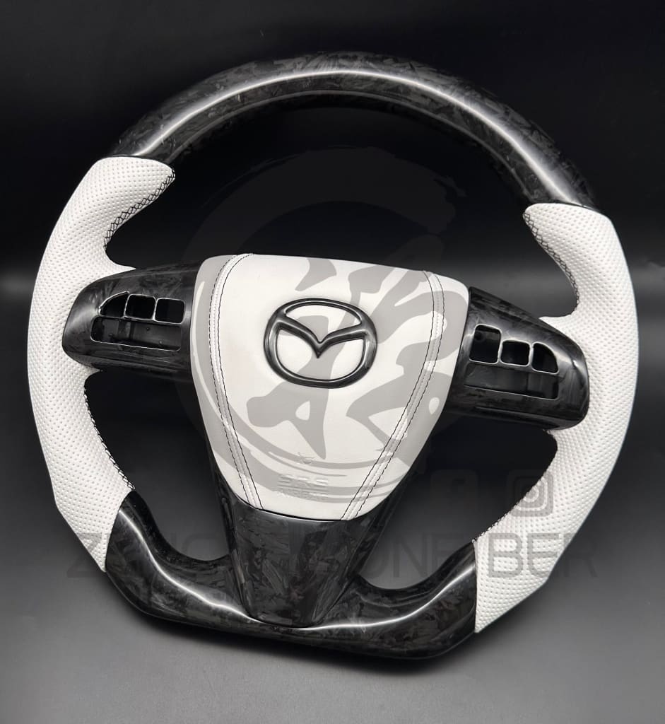 2010 - 2013 Mazdaspeed3/Mazda 3 Carbon Fiber Steering Wheel