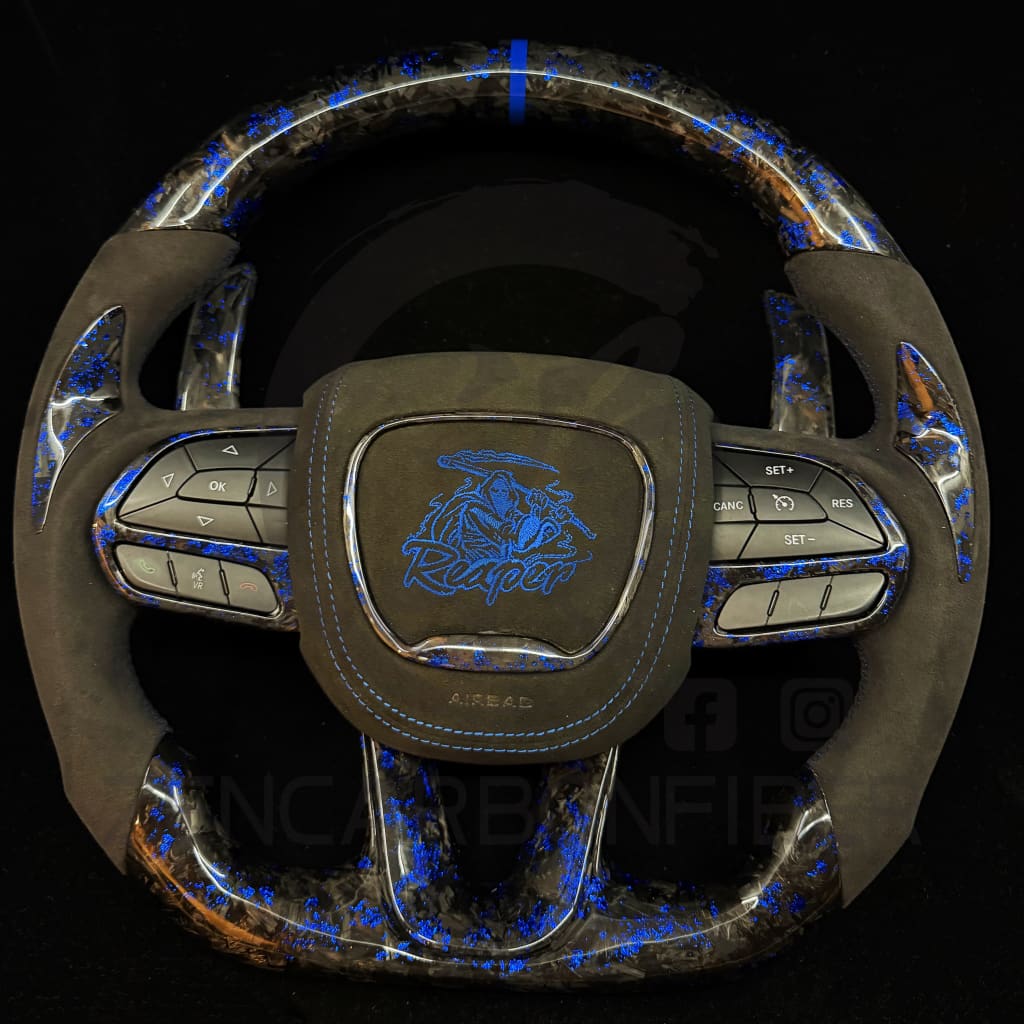 2015-2023 Dodge Charger/Challenger/Durango/WK2 Jeep SRT/Trackhawk Carbon Fiber Steering Wheel Steering Wheels
