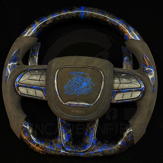 2015-2023 Dodge Charger/Challenger/Durango/WK2 Jeep SRT/Trackhawk Carbon Fiber Steering Wheel Steering Wheels
