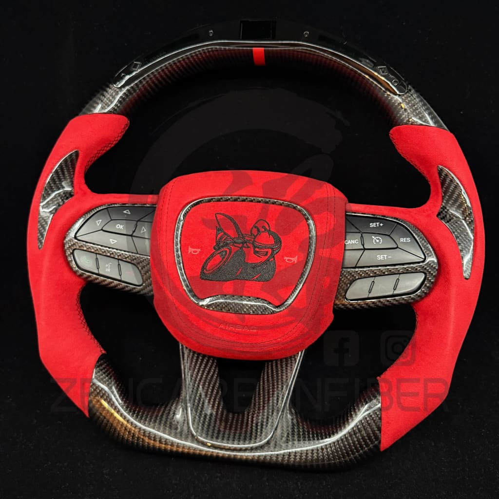 2015-2023 Dodge Charger/Challenger/Durango/WK2 Jeep SRT/Trackhawk Carbon Fiber Steering Wheel Steering Wheels