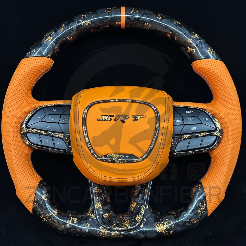 2015-2023 Dodge Charger/Challenger/Durango/WK2 Jeep SRT/Trackhawk Carbon Fiber Steering Wheel Steering Wheels