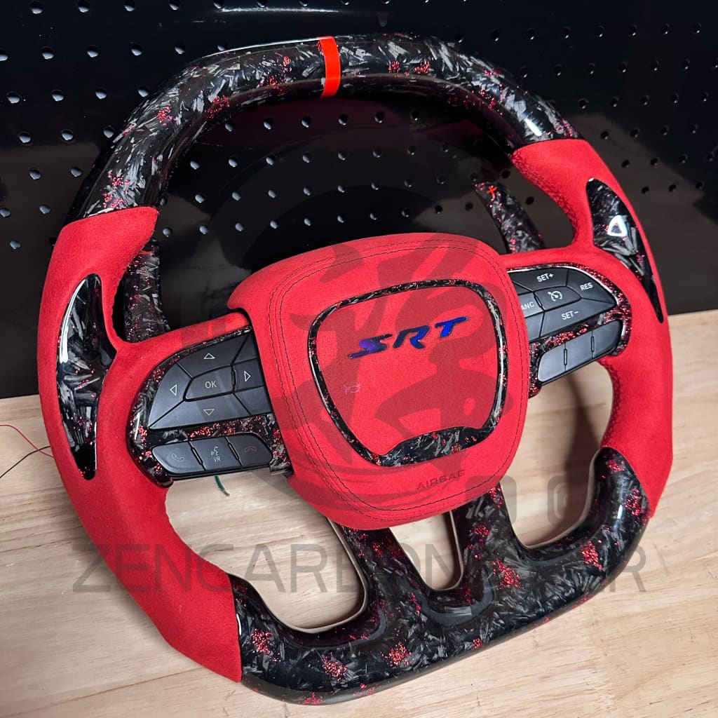 2015-2023 Dodge Charger/Challenger/Durango/WK2 Jeep SRT/Trackhawk Carbon Fiber Steering Wheel Steering Wheels