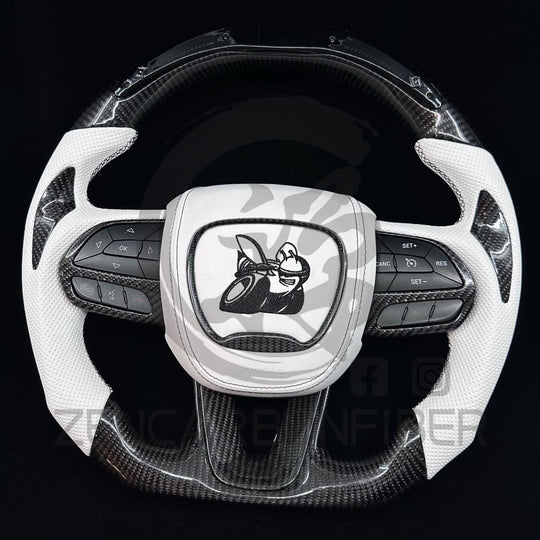 2015-2023 Dodge Charger/Challenger/Durango/WK2 Jeep SRT/Trackhawk Carbon Fiber Steering Wheel Steering Wheels
