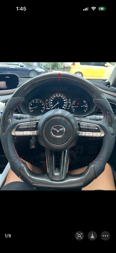 2019 + Mazda3 Carbon Fiber Steering Wheel Steering Wheels