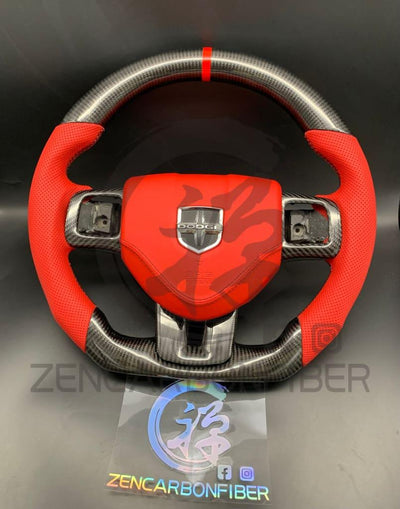 2011-2014 Dodge Charger/challenger/durango Carbon Fiber Steering Wheel (Non-Srt8)