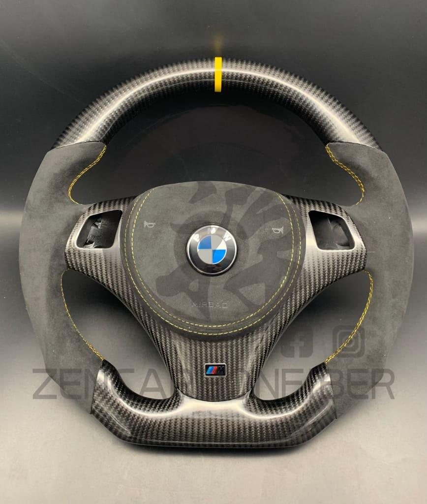 2006 2011 BMW E9X E8X Sport Carbon Fiber Steering Wheel