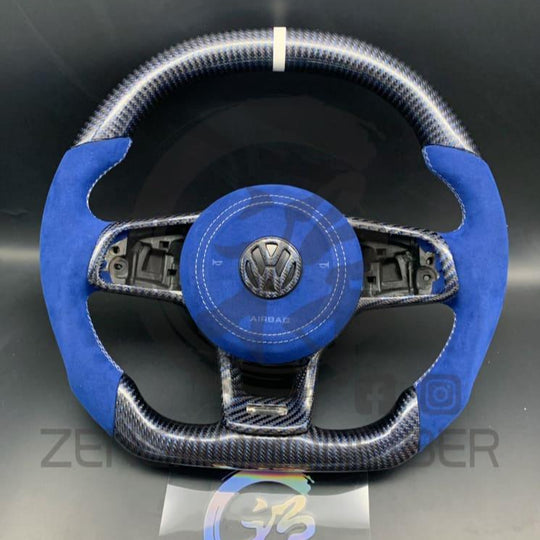 2015-2021 Volkswagen/vw Golf Mk7 Gti/r/jetta Gli Carbon Fiber Steering Wheel