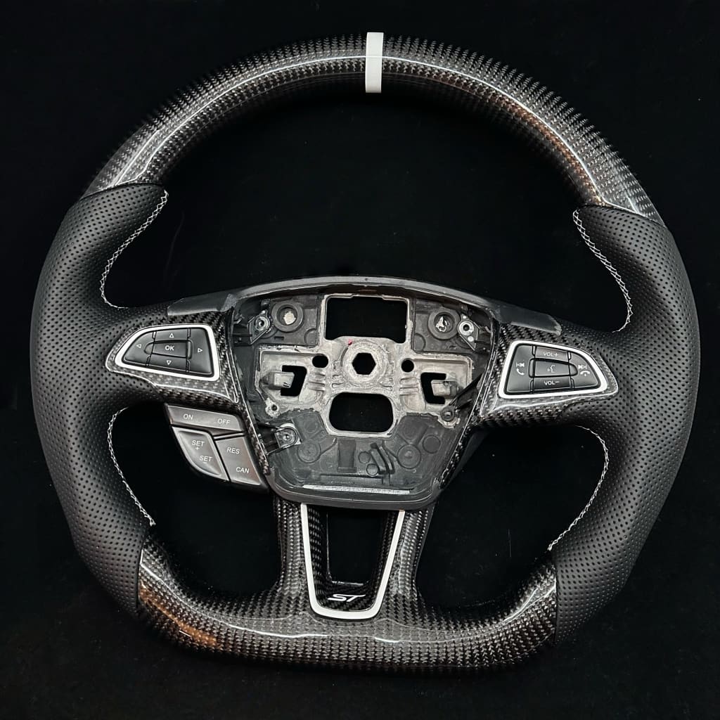 IN STOCK - 2015+ Ford Focus Carbon Fiber Steering Wheel