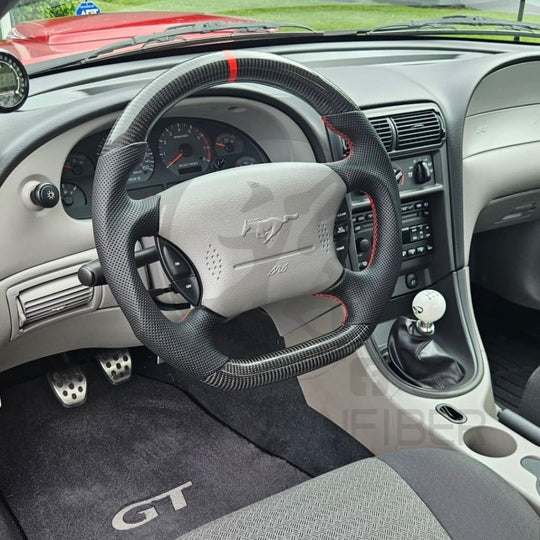 1994-2004 Ford Mustang SN95 Carbon Fiber Steering Wheel Steering Wheels