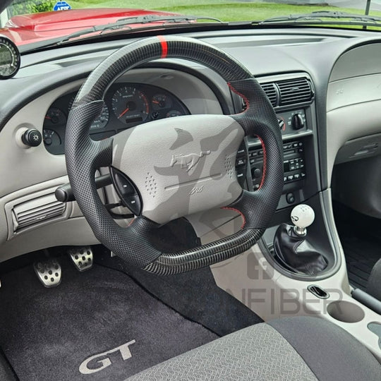 1994-2004 Ford Mustang SN95 Carbon Fiber Steering Wheel Steering Wheels