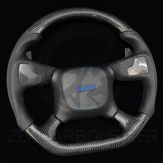 1998-2002 Chevrolet Silverado/Blazer/S10/Tahoe/Suburban GMC Sierra/Yukon Carbon Fiber Steering Wheel - Steering Wheels