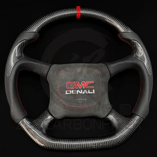 1998-2002 Chevrolet Silverado/Blazer/S10/Tahoe/Suburban GMC Sierra/Yukon Carbon Fiber Steering Wheel - Steering Wheels