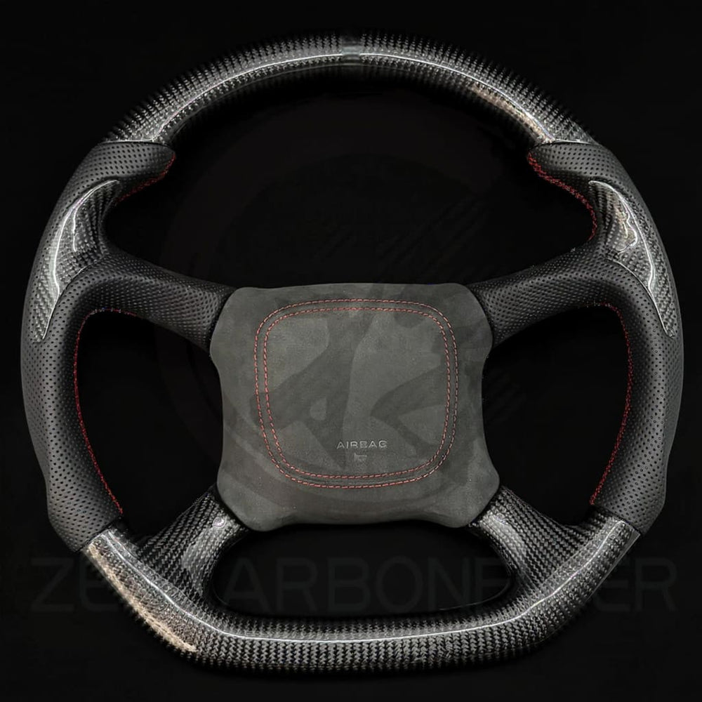 1998-2002 Chevrolet Silverado/Blazer/S10/Tahoe/Suburban GMC Sierra/Yukon Carbon Fiber Steering Wheel - Steering Wheels