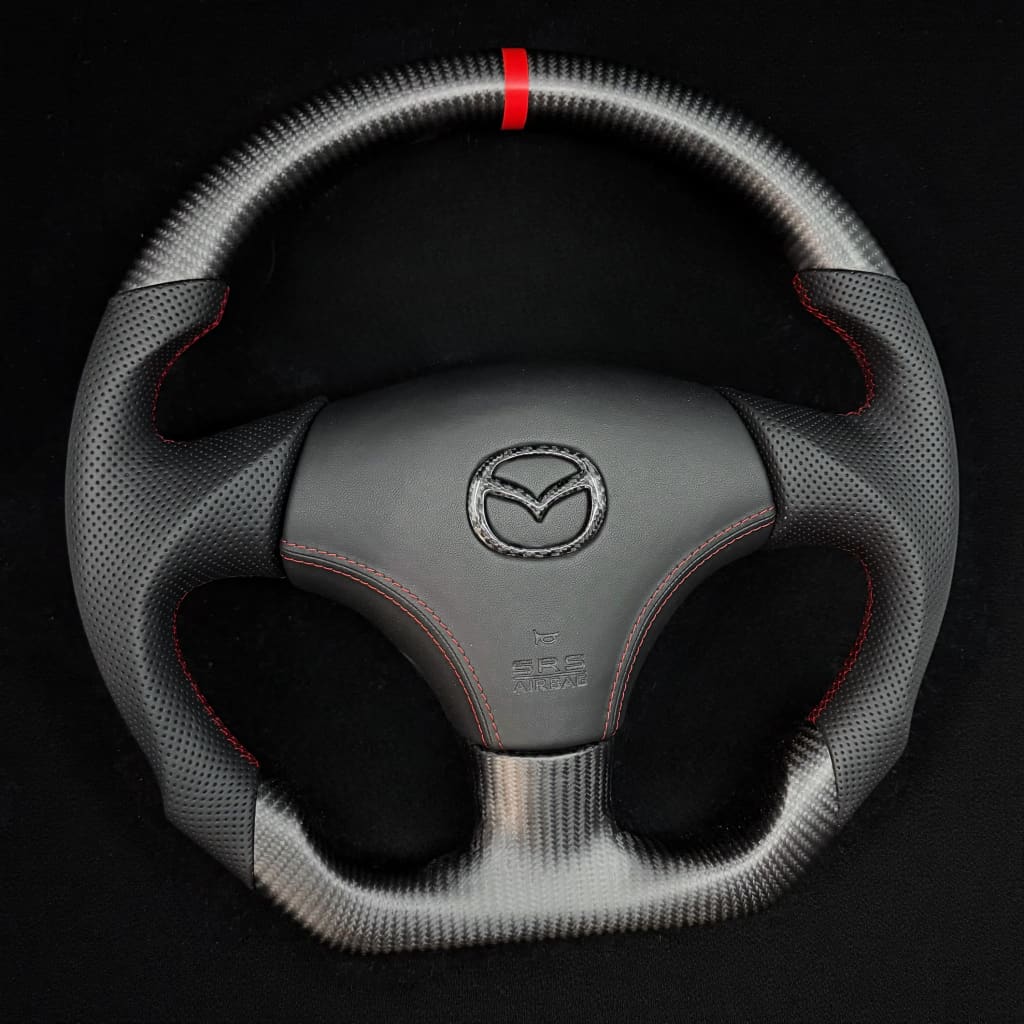 1999-2005 Mazda MX-5 (NB) Miata Carbon Fiber Steering Wheel - Steering Wheels