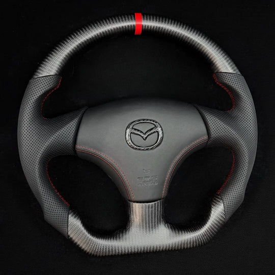 1999-2005 Mazda MX-5 (NB) Miata Carbon Fiber Steering Wheel - Steering Wheels
