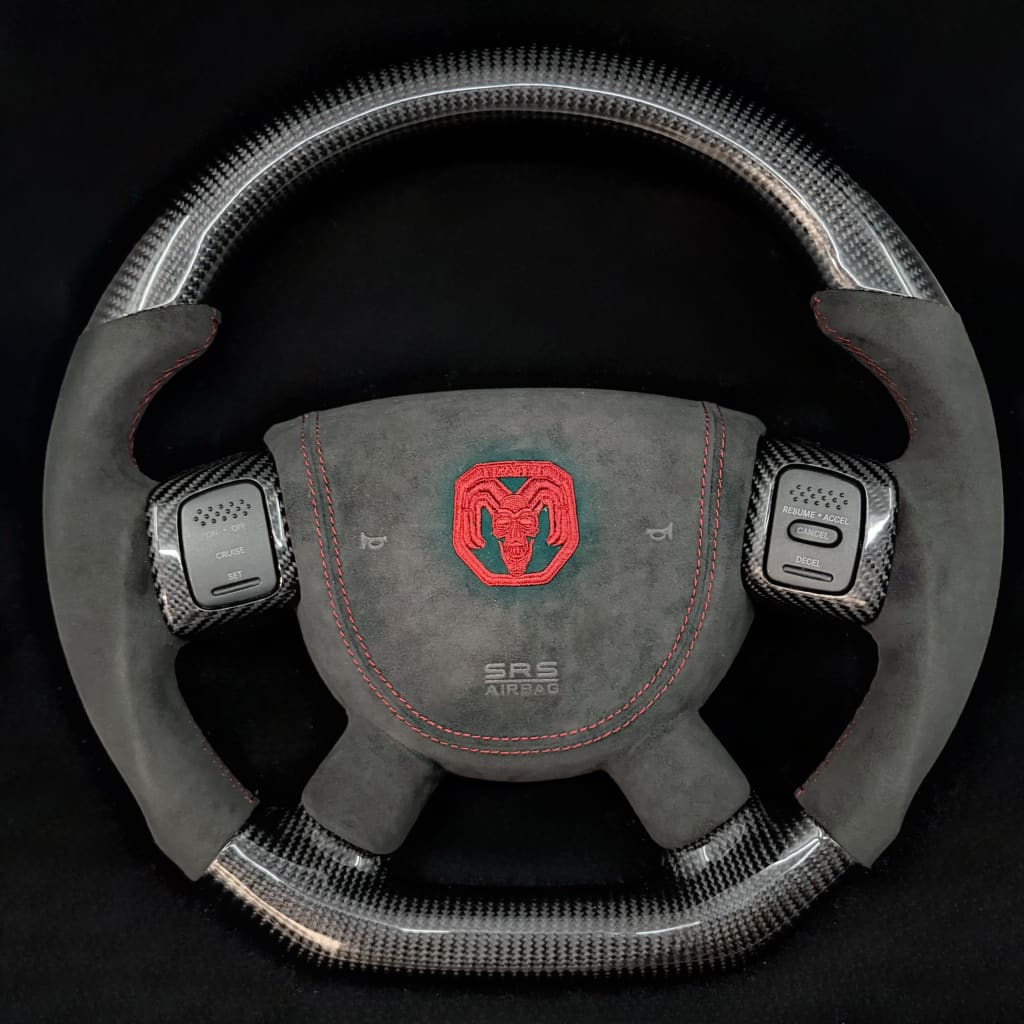 2002-2008 Dodge RAM Carbon Fiber Steering Wheel - Steering Wheels