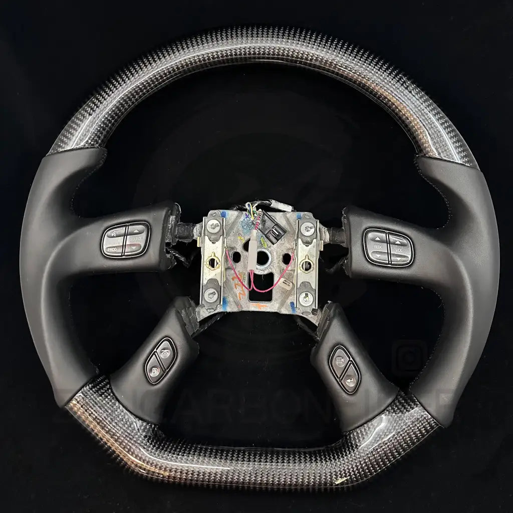 2003-2006 Chevrolet Silverado/TRAILBLAZER GMC YUKON/SIERRA Carbon Fiber Steering Wheel Steering Wheels