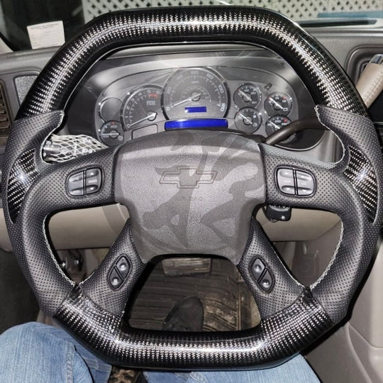2003-2006 Chevrolet Silverado/TRAILBLAZER GMC YUKON/SIERRA Carbon Fiber Steering Wheel Steering Wheels