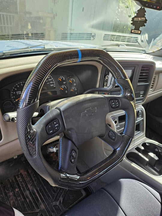 2003 + Chevorlet Silverado/Trailblazer Gmc Yukon/Sierra Carbon Fiber Steering Wheel