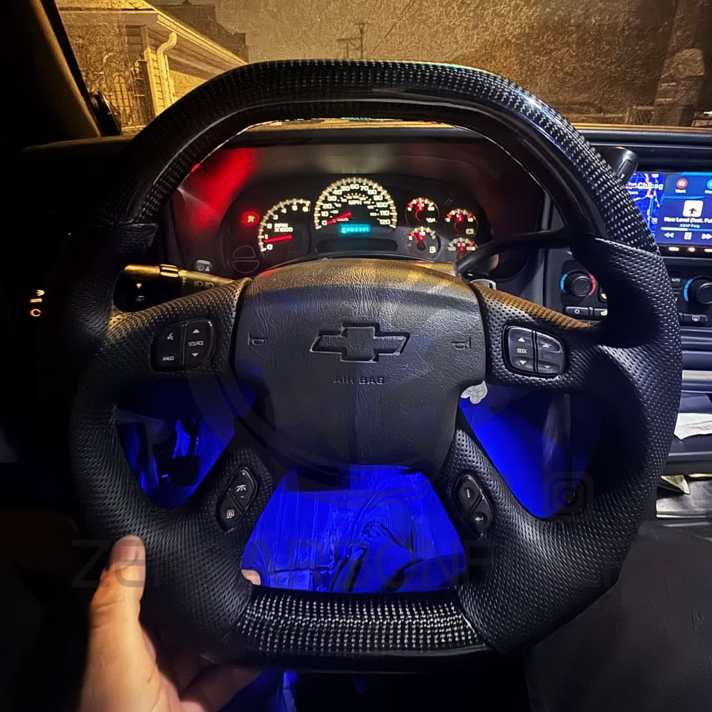 2003-2006 Chevrolet Silverado/TRAILBLAZER/Tahoe GMC YUKON/SIERRA Carbon Fiber Steering Wheel Steering Wheels