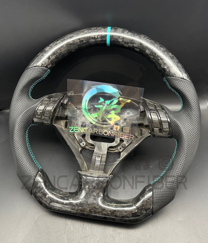 2003-2007 7Th Gen Honda Accord Carbon Fiber Steering Wheel 3-Spoke(2.4/3.0)