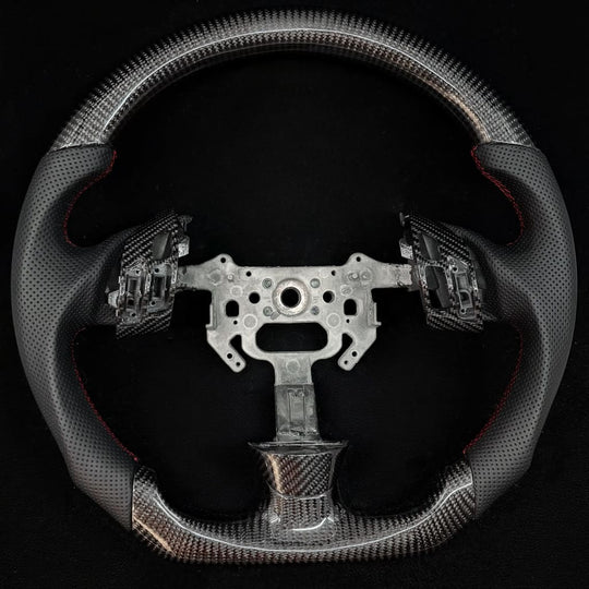 2003-2007 7th gen Honda Accord Carbon Fiber Steering Wheel 3-spoke(2.4/3.0) Steering Wheels