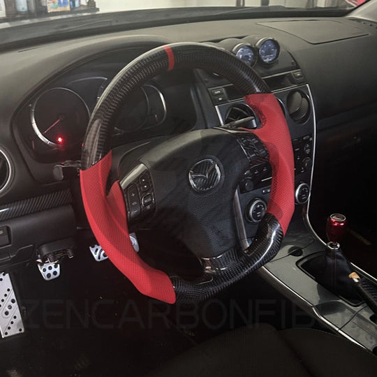 2003-2008 Mazdaspeed 6/Mazda6 Carbon Fiber Steering Wheel Steering Wheels