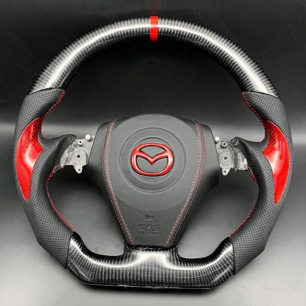 2003-2009 Mazdaspeed3/Mazda3 Carbon Fiber Steering Wheel - Steering Wheels