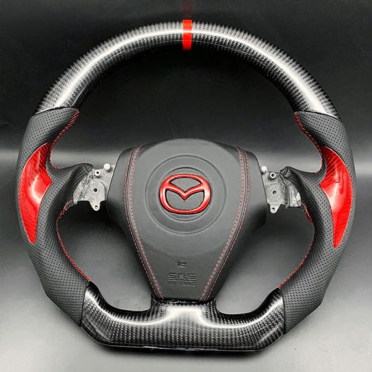 2003-2009 Mazdaspeed3/Mazda3 Carbon Fiber Steering Wheel - Steering Wheels