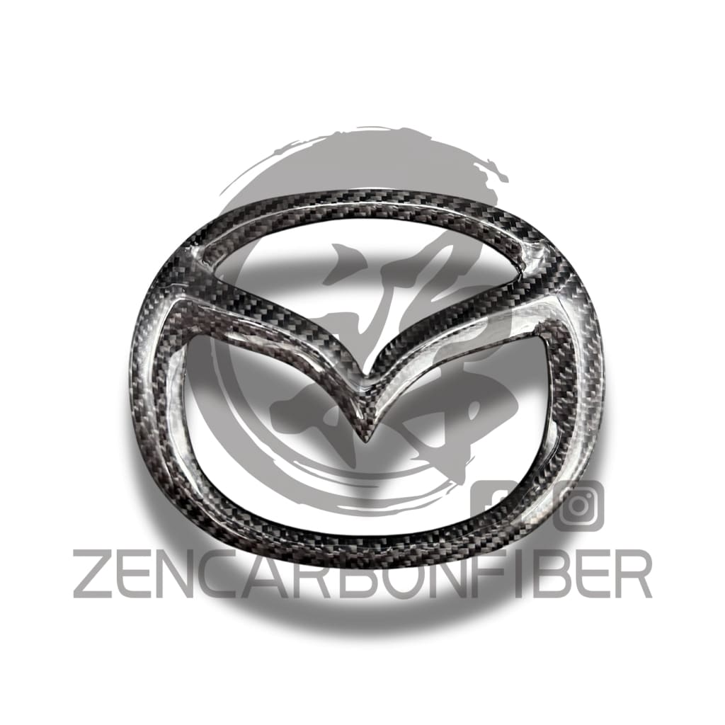 2003-2015 Mazda 3/Mazda 6 Carbon Fiber Front Emblem Replacement