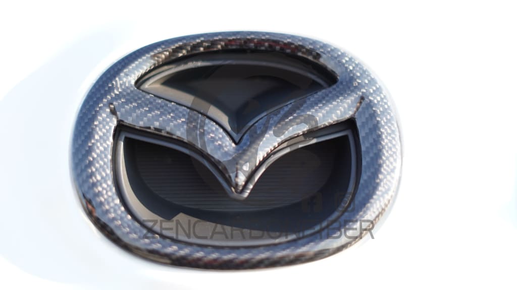 2003-2015 Mazda 3/Mazda 6 Carbon Fiber Front Emblem Replacement