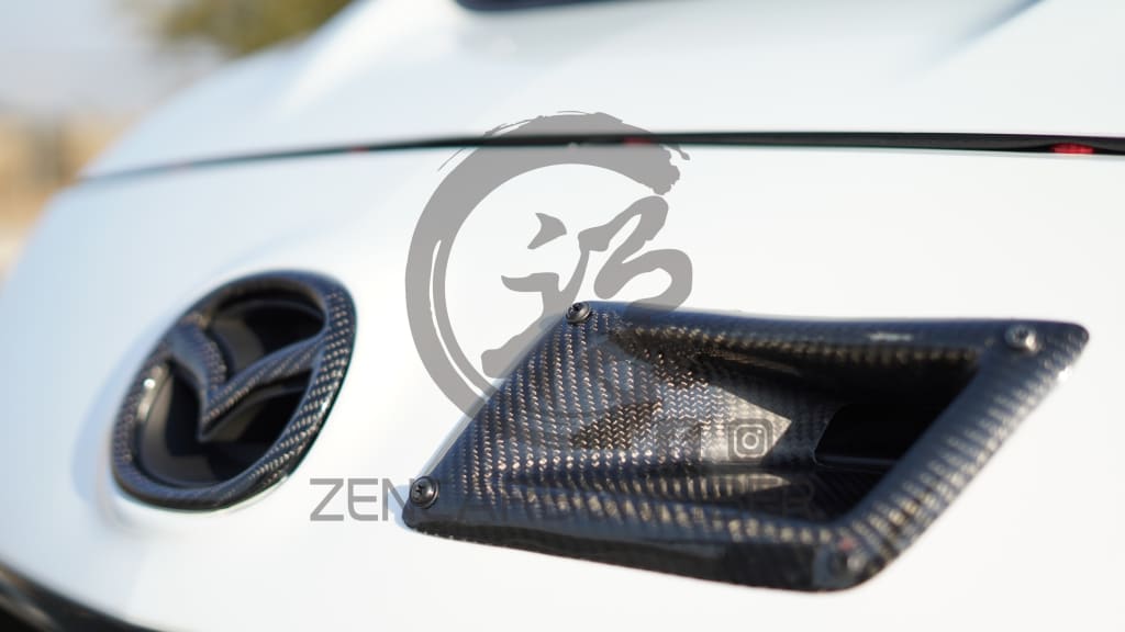 2003-2015 Mazda 3/Mazda 6 Carbon Fiber Front Emblem Replacement