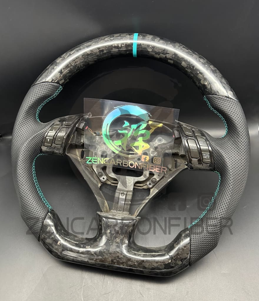 2003-2007 7Th Gen Honda Accord Carbon Fiber Steering Wheel 3-Spoke(2.4/3.0)