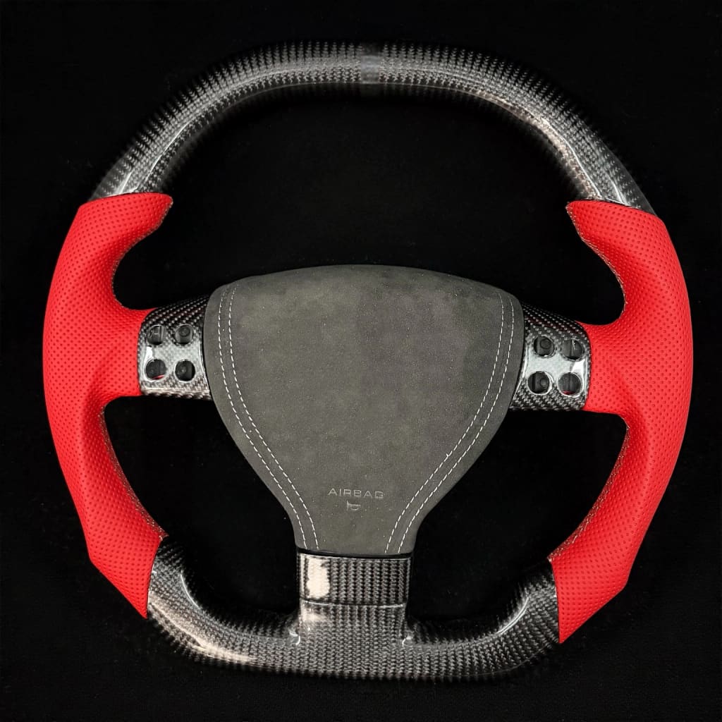 2004-2009 Volkswagen/VW MK5 Golf/Jetta Carbon Fiber Steering Wheel - Has paddle shifters / Yes - Steering Wheels