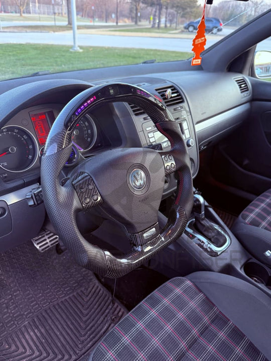 Volkswagen/VW MK5 Golf/Jetta Carbon Fiber Steering Wheel Steering Wheels