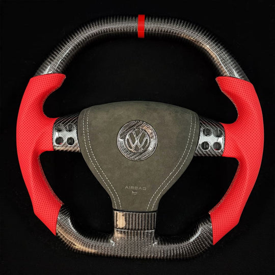 2004-2009 Volkswagen/VW MK5 Golf/Jetta Carbon Fiber Steering Wheel Steering Wheels