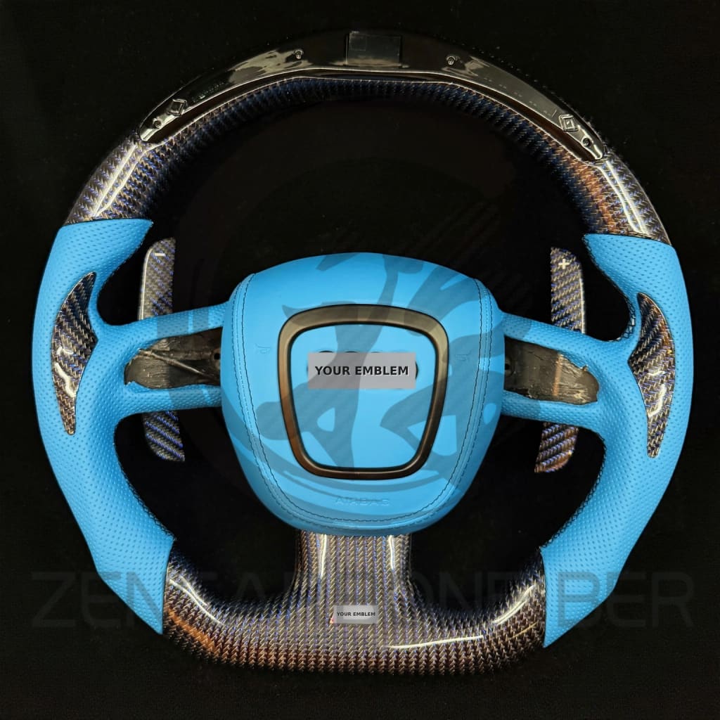 2004-2011 Audi B7/B8/8P A3/S3/RS3 A4/S4/RS4 A5/S5/RS5 Carbon Fiber Steering Wheel - Steering Wheels