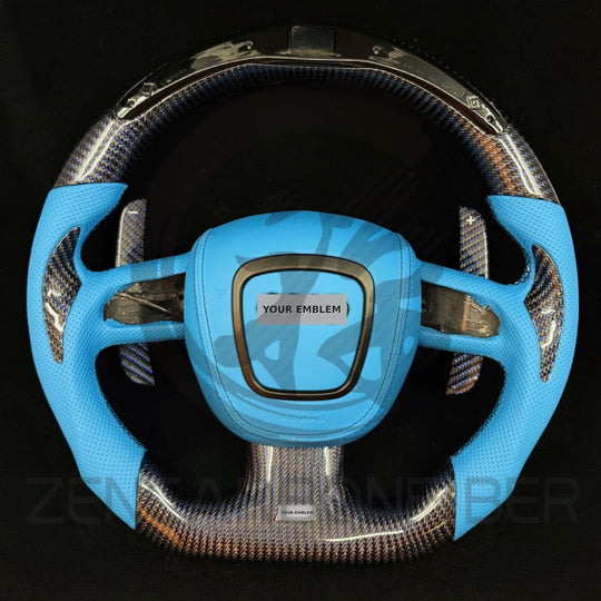 2004-2011 Audi B7/B8/8P A3/S3/RS3 A4/S4/RS4 A5/S5/RS5 Carbon Fiber Steering Wheel - Steering Wheels