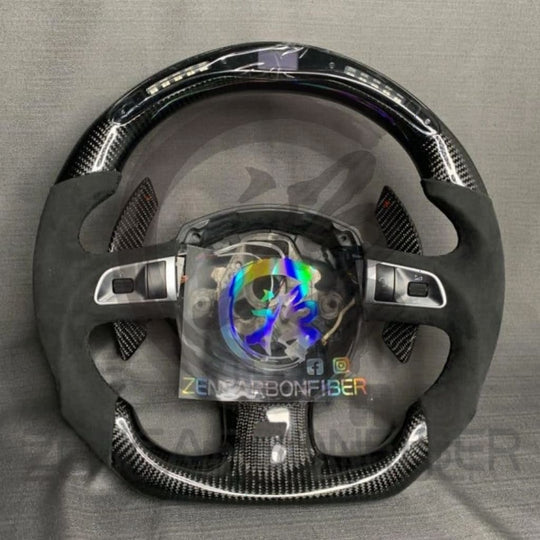 2004-2011 Audi B7/B8/8P A3/S3/RS3 A4/S4/RS4 A5/S5/RS5 Carbon Fiber Steering Wheel - Steering Wheels