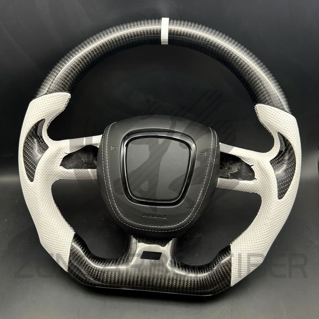 2004-2011 Audi B7/B8/8P A3/S3/RS3 A4/S4/RS4 A5/S5/RS5 Carbon Fiber Steering Wheel - Steering Wheels