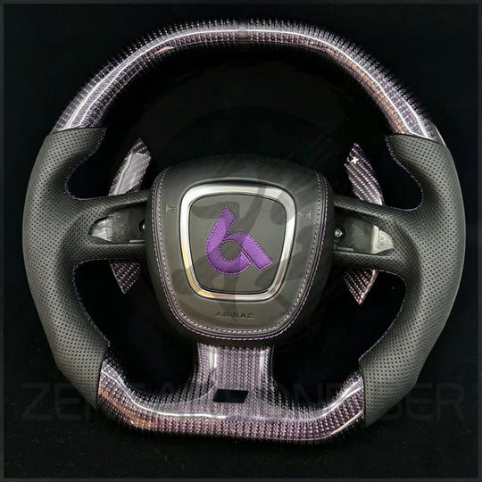 2004-2011 Audi B7/B8/8P A3/S3/RS3 A4/S4/RS4 A5/S5/RS5 Carbon Fiber Steering Wheel - Steering Wheels