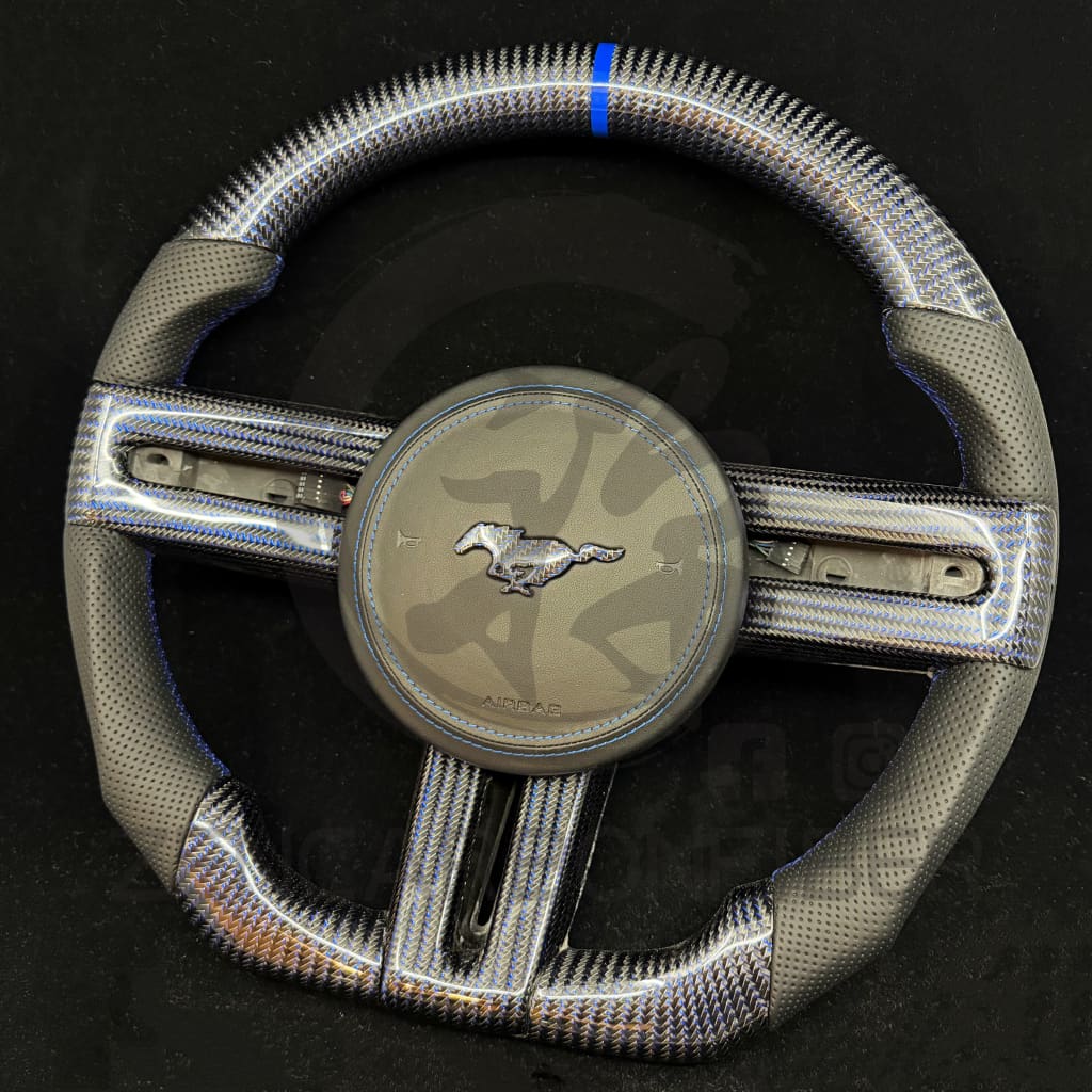 2005-2009 Ford S197 Mustang Carbon Fiber Steering Wheel Steering Wheels