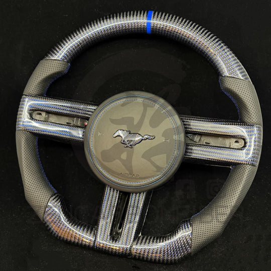 2005-2009 Ford S197 Mustang Carbon Fiber Steering Wheel Steering Wheels
