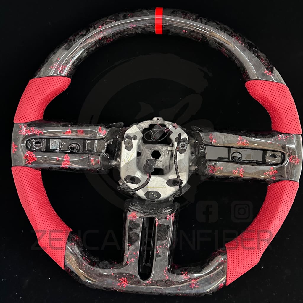 2005-2009 Ford S197 Mustang Carbon Fiber Steering Wheel Steering Wheel