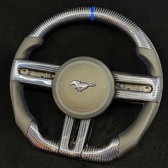 2005-2009 Ford S197 Mustang Carbon Fiber Steering Wheel Steering Wheels