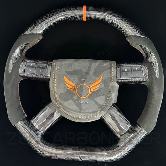 2005-2010 Chrysler 300/ Dodge Charger/Challenger/Magnum Carbon Fiber Steering Wheel - Steering Wheels