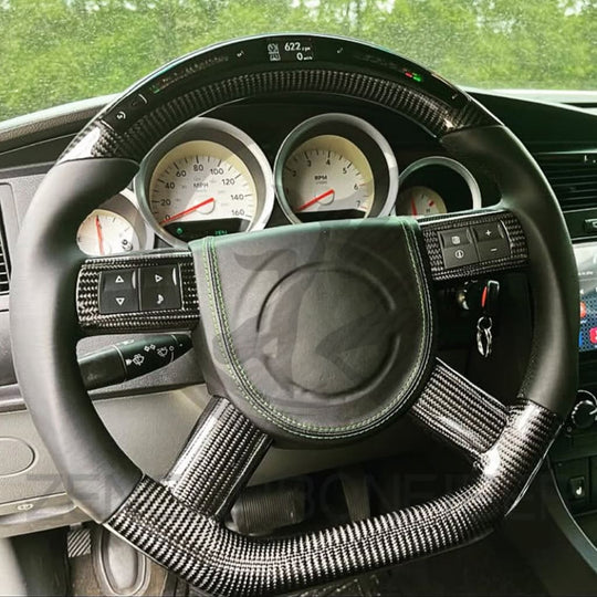 2005-2010 Chrysler 300/ Dodge Charger/Challenger/Magnum Carbon Fiber Steering Wheel - Steering Wheels