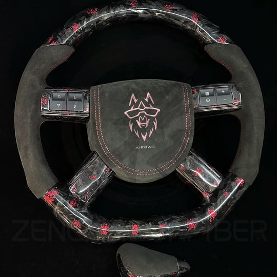 2005-2010 Chrysler 300/ Dodge Charger/Challenger/Magnum Carbon Fiber Steering Wheel - Steering Wheels